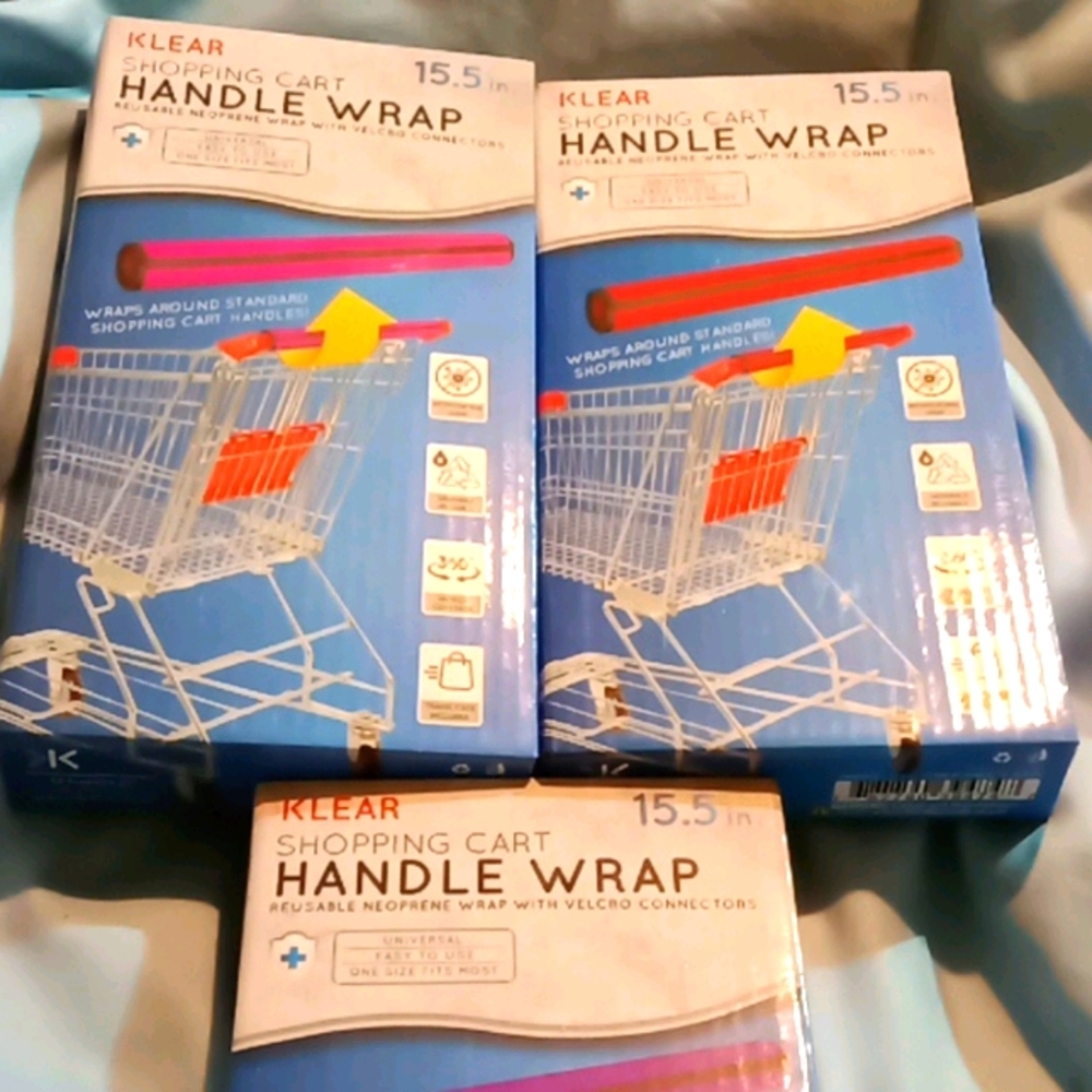 shopping cart handle wraps